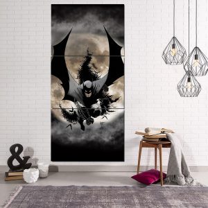 Batman The Dark Knight Ready To Save 3pcs Canvas Vertical - Superheroes Gears