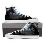 World of Warcraft Dragon Creature Fan Art Canvas High-Top Shoes
