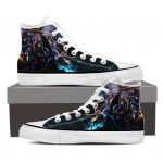 Mass Effect Female Fighter Cartoon Canvas High-Top Sneakers
