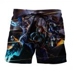 Mass Effect Female Fighter Cartoon Style Fan Art Shorts