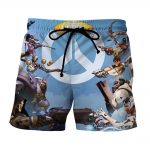 Overwatch Symbol Logo Heroes Fighting Cool Game Theme Shorts