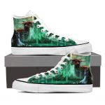World of Warcraft Elf Dragon Fantasy Canvas High-Top Sneakers