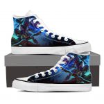 World of Warcraft Archer Raven Mask Canvas High-Top Sneakers