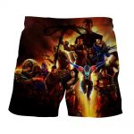 Mass Effect Main Characters Cartoon Style Gaming Shorts