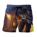 Overwatch Soldier 76 Manhunt Helix Rocket Game Concept Shorts
