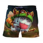 League of Legends Teemo Champion Funny Theme Printed Summer Shorts