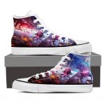 Mass Effect Reaper Battle Spaceship Canvas High-Top Sneakers
