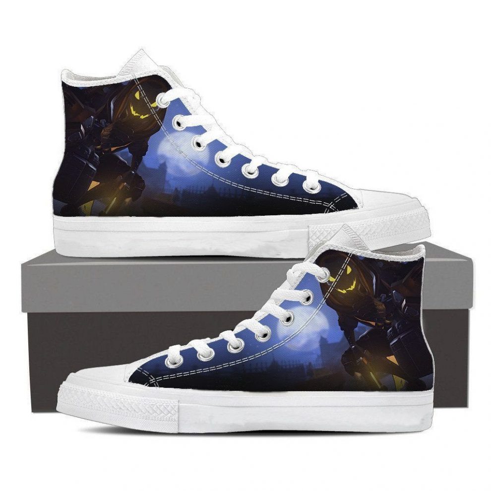 Overwatch Reaper Shiver Mode Hellfire Canvas High-Top Shoes ...