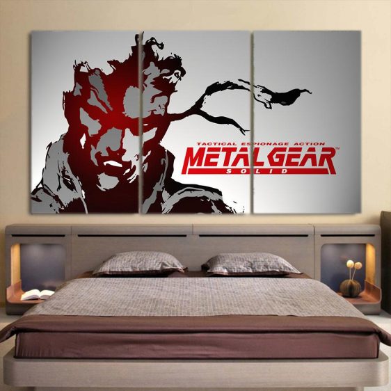 Metal Gear Tactical Espionage Artistic 3pcs Canvas Prints