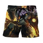 League of Legends Leona Female Warrior in Disguise 3D Print Shorts