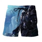World of Warcraft Arthas Lich King Frozen Throne Shorts