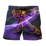 League of Legends Shen Attacking Vorpal Blade Comfy Summer Shorts