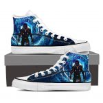 Mass Effect Captain Space Wormhole Canvas High-Top Sneakers