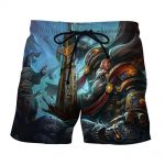 World of Warcraft Kurdran Drawf Warrior Art Gaming Shorts