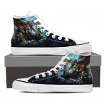 World of Warcraft Kurdran Drawf Warrior Canvas High-Top Sneakers