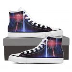 Mass Effect Reaper Laser War Machine Canvas High-Top Shoes