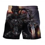 World of Warcraft Death Knight Evil Theme Gaming Shorts