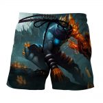 League of Legends Impressive Blight Crystal Varus Bow Comfy Shorts