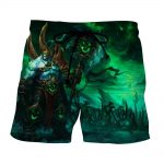World of Warcraft Legion Fan Art Fighter Gaming Style Shorts