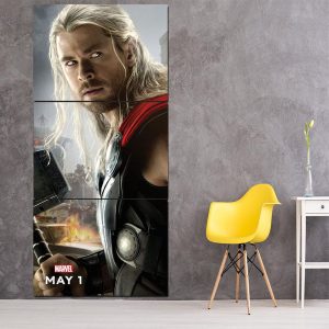 Marvel The Avengers Thor Portrait Unique 3pcs Canvas Print - Superheroes Gears