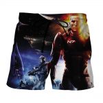 Mass Effect Commander Shepard Soldier Galatic War Shorts