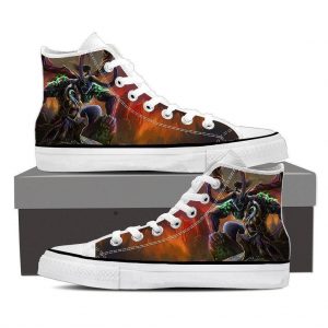 World Of Warcraft Shoes Orc Hightop Game Hightop Canvas Shoes Birthday Unisex Graduating Gift Idea For Him Her