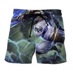 League of Legends Shockblade Zed Lightning Strike Cool Summer Shorts