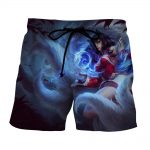 League of Legends Ahri Nine Tails Fox Female Champion 3D Print Shorts - Superheroes Gears
