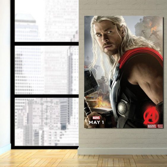 Marvel The Avengers Thor Portrait Unique 1pcs Canvas Print - Superheroes Gears