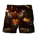 World of Warcraft Garrosh Orc Warlord Cool Gaming Shorts