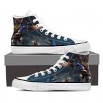 World of Warcraft Malfurion Night Elf Druid Canvas High-Top Shoes