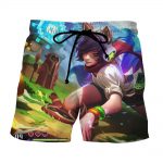 League of Legends Ahri Female Fighter Lively Color Art Style Shorts - Superheroes Gears