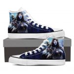 World of Warcraft Sylvanas Night Elf Archer Canvas High-Top Shoes