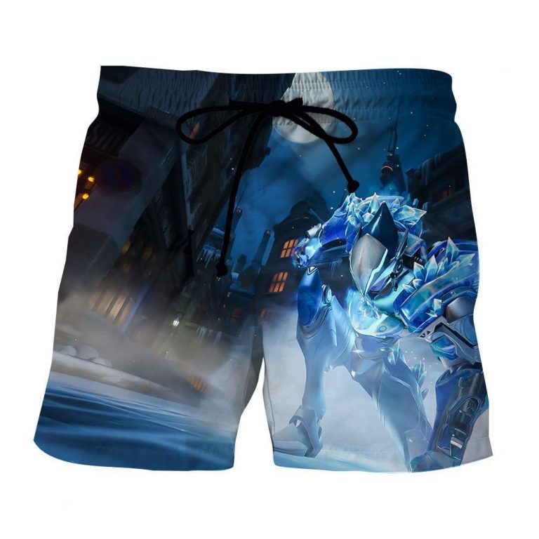 Overwatch Pharah Captain Frostbite Skin Dope Style Shorts