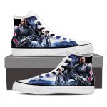 Mass Effect Captain Shepard Dope Canvas High-Top Sneakers