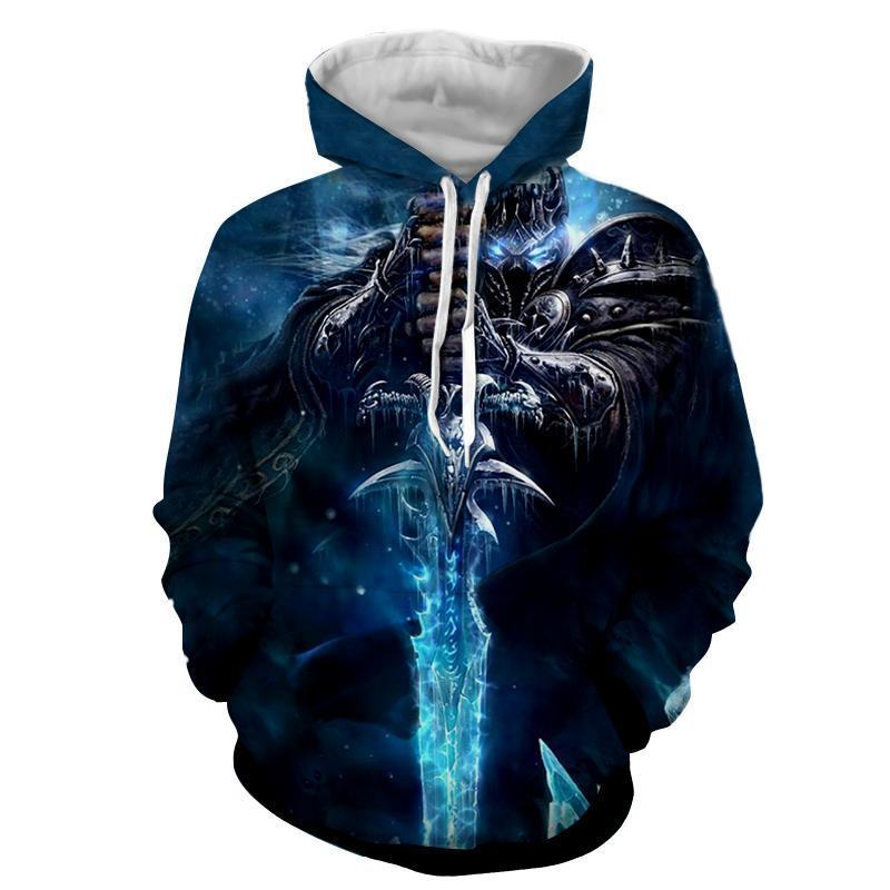 World of Warcraft Frozen Throne Arthas King Awesome Hoodie