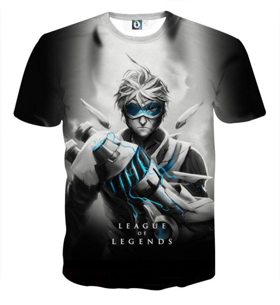 League of Legends Ezreal Prodigal Explorer 3D Artwear T-shirt - Superheroes Gears