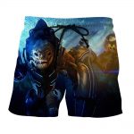 Mass Effect Urdnot Wrex Battlemaster Gaming Style Shorts
