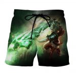 League of Legends Riven Dominant Broken Sword Fighting Trendy Shorts
