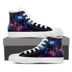 Overwatch Reaper Shiver Mode Hellfire Canvas High-Top Shoes