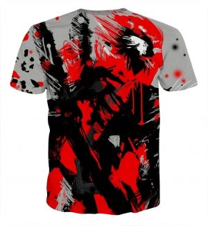 Deadpool Abstract Painting Design Stylish Winter T-shirt - Superheroes Gears