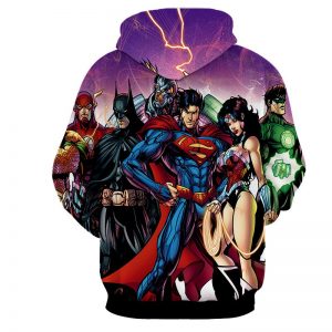 Justice League DC Comics Heroes Dope Team Cool Hoodie - Superheroes Gears