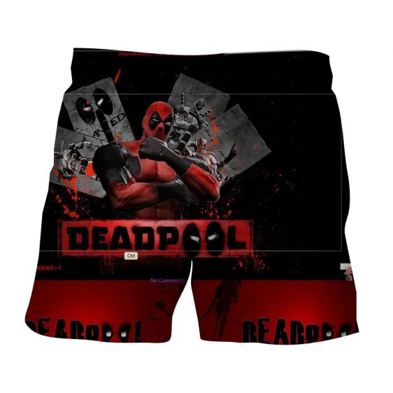 Deadpool The Winner Style Funny Design Full Print Short - Superheroes Gears