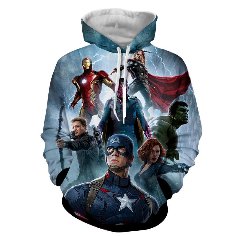 The Avengers Age of Ultron Main Characters 3D Print Hoodie ...