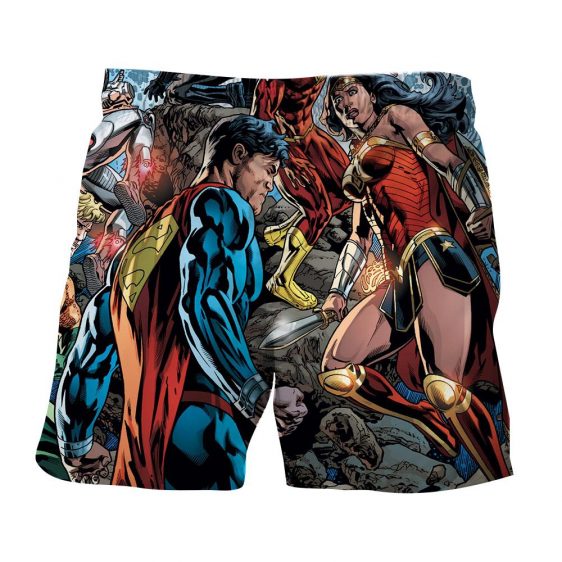 Justice League Comic Superman Dope Stand 3D Printed Shorts - Superheroes Gears