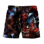 Dangerous Deadpool Firing A Gun Amazing Style Fan Art Short - Superheroes Gears