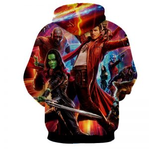 Guardians of the Galaxy Star-Lord Gamora Perfect Team Cool Hoodie - Superheroes Gears