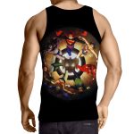 Justice League Superheroes Justice Symbol 3D Printed Tank Top - Superheroes Gears