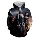 Batman VS Superman Dawn Of Justice Trinity 3D Print Hoodie - Superheroes Gears