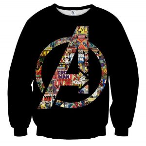 Marvel The Avengers Symbol Iron Man Unique Sweatshirt - Superheroes Gears